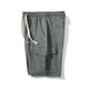 thumbnail image 4 of Pantalones Cortos de Cinturón de Vuelta Ropa de Trabajo de Tamaño Grande Todo Algodón Bolsillo Múltiple Fitting Suelto Deportes Casuales Capris, 4 of 7