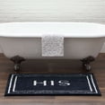 thumbnail image 5 of Mohawk Home His Knitted Plush Pile Washable Polyester Non-Slip Bath Mat, Indigo, 2' x 3'4", 5 of 8