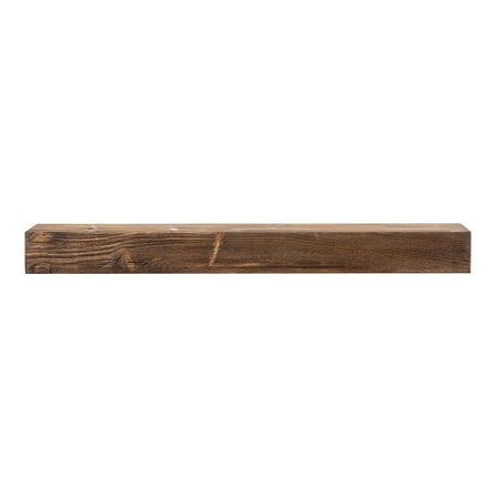 

Mantels Direct Vail 48-in x 6-in Farmhouse Wood Fireplace Mantel Shelf in Rustic Provincial