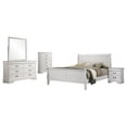 thumbnail image 3 of Coaster Louis Philippe 5-Piece Full Bedroom Set, White, 3 of 20