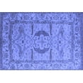 thumbnail image 1 of Ahgly Company Indoor Rectangle Oriental Blue Industrial Area Rugs, 2' x 4', 1 of 4