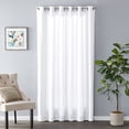 thumbnail image 5 of SKL Home Saturday Knight Ltd Raine Light Filtering Sophisticated SunSafe Window Curtain Panel - 40 x 84, White, 5 of 10