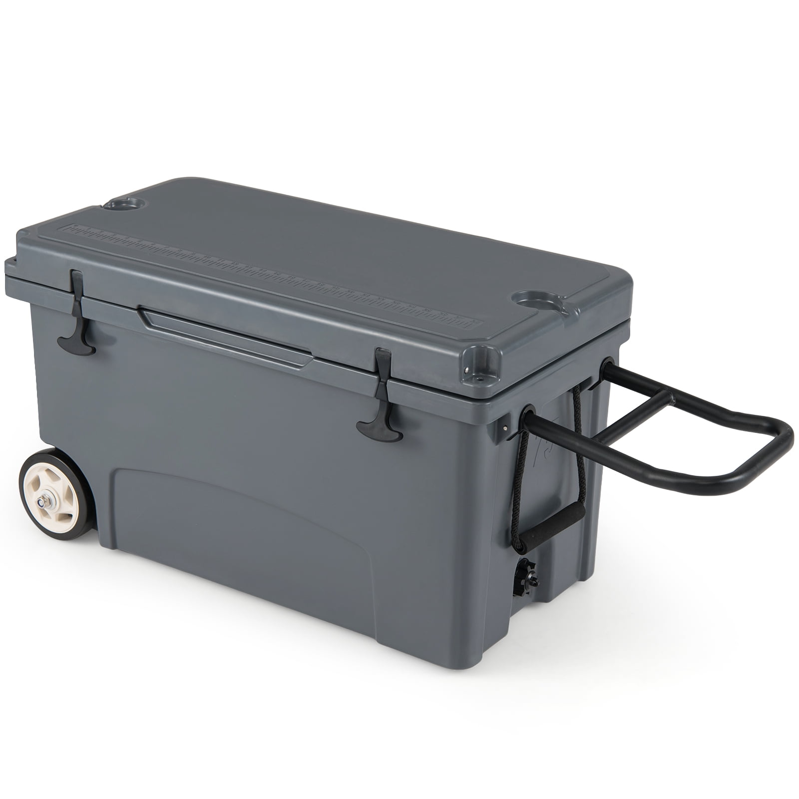 キャンプ  アウトレット Xspec 45 Quart Roto-Molded Ice Chest with Towable Handle and