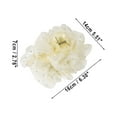 thumbnail image 4 of Unique Bargains 1 Pc Classic Elegant Hair Clips Hairdo Clip for Women 6.30"x5.51"x2.76" Beige, 4 of 5