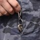thumbnail image 4 of Clip De Llave Abrazadera organizadora de llaves de bolsillo Clip de hebilla colgante de acero inoxidable con llavero, 4 of 4