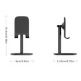 thumbnail image 4 of Methold 2020 nuevo soporte Universal para teléfono y tableta, soporte de escritorio para iPhone, soporte para tableta de escritorio para teléfono Teléfono y Comunicación negro, 4 of 8