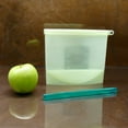 thumbnail image 7 of 7Penn Silicone Food Storage Bag 1000mL - 2pk Green 8 x 6.25in Reusable Food Bags, 7 of 7