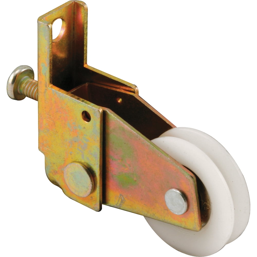 Sliding screen door springloaded roller, high density polyethylene