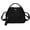Black, variant on Elegant solid color women's bag,nylon front bag crossbody bag,handbag,lightweight and large capacity,outdoor women's shoulder bag,suitable for commuting or shopping.