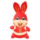 thumbnail image 1 of Muñeco animal de peluche, figura de felpa suave, decoración del hogar para familiares y amigos, 1 of 5