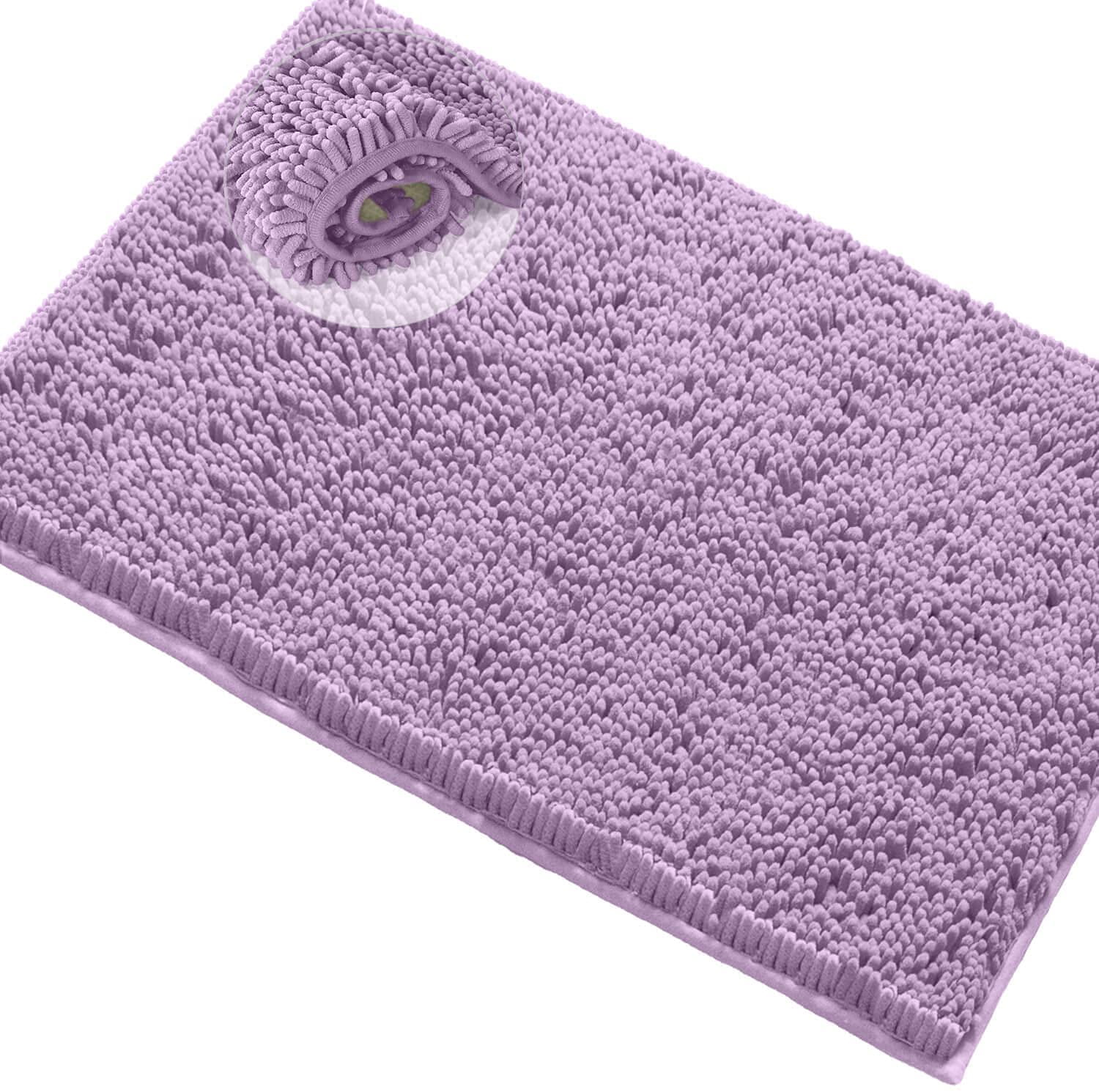 Bathroom Mat By LuxUruxExtraSoft Plush Bath Shower 20 x 30'' Bath Mat