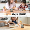 thumbnail image 4 of ThermoPro TM03W Digital Kitchen Timer for Cooking, Classroom Timers for Kids and Teachers with 2-Level Alarm Volume, Countdown Timer Stopwatch, 4 of 7
