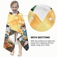 thumbnail image 3 of Mickeys, Donald, Goofy: The Three Musketeers beach Cape Towel.Children's version 30inx50in., 3 of 9