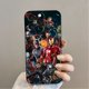 thumbnail image 3 of Marvel America capitán Cool para Apple iPhone 16 15 14 13 12 11 XS XR X Pro Max Plus Mini Funda negra para teléfono, 3 of 5