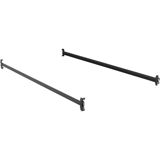 Steel Bed Side Rails with HookOn Claws, 76" Long for Twin & Full Size