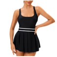 thumbnail image 6 of XIYON Bikini Sets For Women Backless Split Swimming Dress Beach Swimsuit Summer Beach Vacation Bathing Suits, 6 of 8