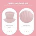 thumbnail image 2 of FUEENIRVA Pink Ceramic Vase Smooth Texture Home Office Decoration 1Pc, 2 of 6