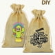thumbnail image 3 of Pack of 24 gift bags, jute bags, small 7 x 9 cm, jute bags, fabric bags, small linen bags, jute bags for jewelry, wedding, Christmas party, 3 of 4
