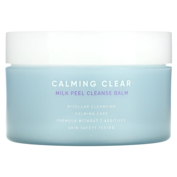 Calming Clear Milk Peel Cleanse Balm 6.08 fl oz (180 ml) Makeup Remover Cleansing Balm