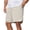Khaki, variant on Men's Big and Tall Elastic Waist 3X Basketball Shorts with Pockets for Casual Sport and Holiday