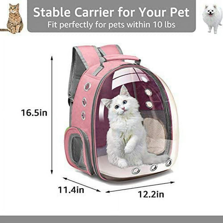 Extra Large Lilian Cat Backpack In Pink