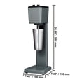 thumbnail image 2 of VEVOR Commercial Milkshake Machine, 375W Single Head Milkshake Maker Mixer, 3-Speed Drink Blender Machine, Comes with 820ml Stainless Steel Cup, 2 of 9