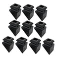thumbnail image 1 of 10 piezas de zapatas de balaustre de hierro, zapatas inclinadas de balaustre, herrajes de escalera de aleación de aluminio para balaustres cuadrados, 1 of 9