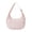 Pink, variant on Small Crescent Puffer Purse Shoulder Bag for Women Nylon Quilted Purses Bag Adjustable Shoulder Strap Puffy bag