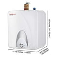 thumbnail image 2 of Camplux ME60 Chauffe-eau Électrique Mini Réservoir 6 Gallons avec Prise de Cordon, 1,44 kW à 120 Volts, 2 of 7