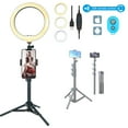 thumbnail image 2 of LINCO Dimmable 10in Ring Light Heavy Duty Selfie Stick Tripod Bluetooth Remote 60" for Live Streaming YouTube Video Photography, 2 of 11