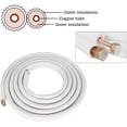 thumbnail image 3 of 25FT Air Conditioning Copper Tubing Hose Extension 3/8" and 5/8" Twin Copper Hoses Insulated Copper Hoses Fit for Mini Split Air Conditioner, 3 of 6