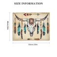 thumbnail image 3 of Autua Cow Skull Feathers Arrows Canvas Wall Art For Home Decor 20x16in, 3 of 6