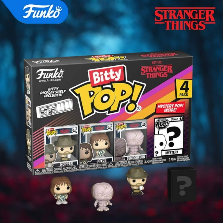 Funko Bitty POP!: Stranger Things SZN1 - Hopper 4-Pack - Walmart.com