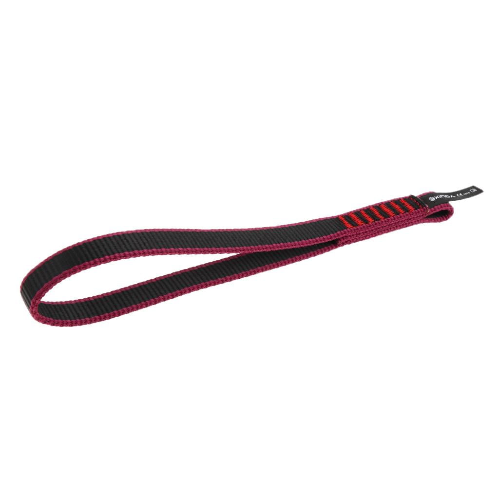 22KN Rock Climbing Quick Draw Sling Safety bing Rigging 25cm Red