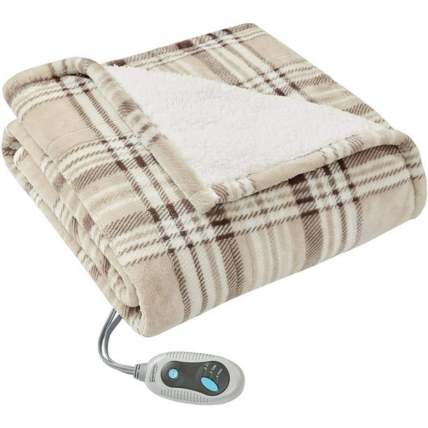 Tayyakoushi Ultra Soft Sherpa Berber Fleece Electric Poncho Wrap