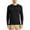Deep Black, variant on Club Room Mens Cotton Ribbed Trim Sweater Blue XL