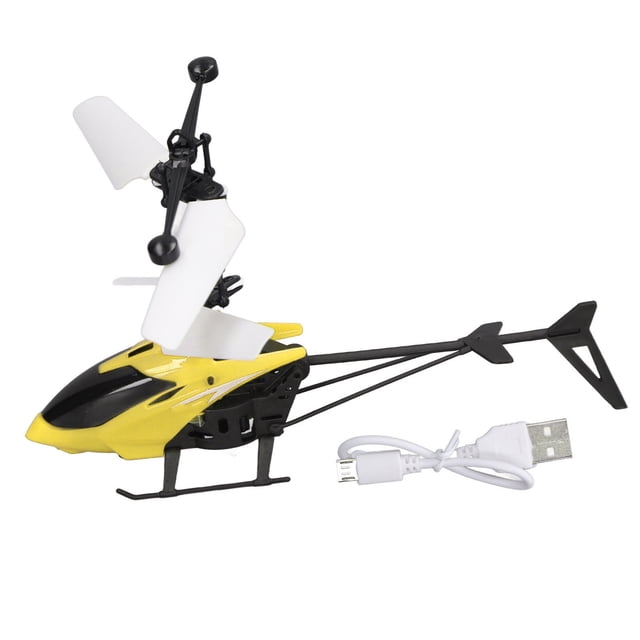 Mini helicóptero de inducción, mini helicóptero RC estable RC helicóptero de juguete aviones juguetes compactos y ligeros