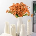 thumbnail image 4 of Artificial Outdoor Flowers,8 Bundles UV Resistant Fake Flowers,Outdoor Artificial Plastic Faux Flowers Greenery Plants for Outdoor Garden Porch Window Box Decoration(Rose Red), 4 of 5