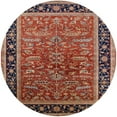 thumbnail image 1 of Ahgly Company Indoor Round Mid-Century Modern Light Copper Gold Oriental Area Rugs, 6' Round, 1 of 6