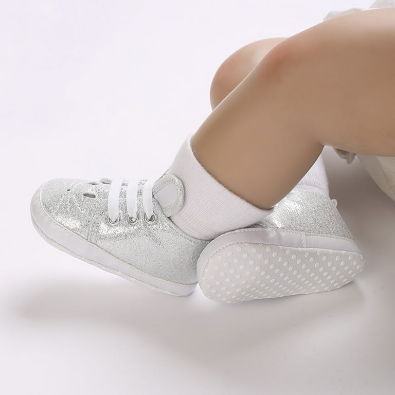 In shape silver sneakers hot sale