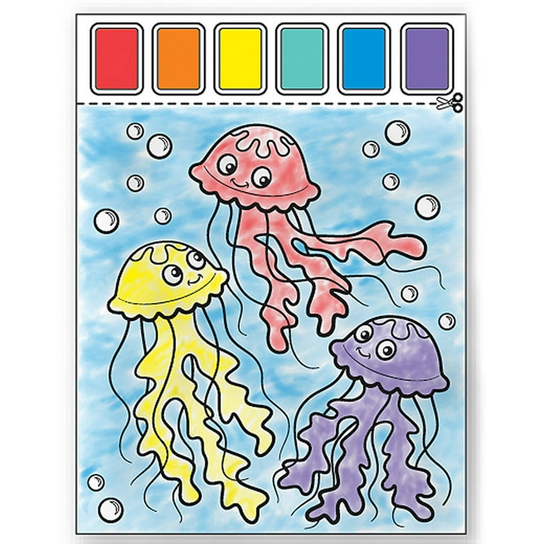  Melissa & Doug Paint With Water Activity Books Set: Farm,  Ocean, Safari, Multicolor, 1 count (pack of 1) : Melissa & Doug: Toys &  Games