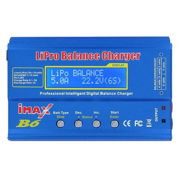 JWQFBC iMAX B6 Mini Lipo Balance Charger 50W for RC Aeromodelling Battery Quadcopter