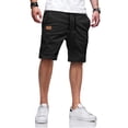 thumbnail image 1 of Chase Secret Mens Cargo Shorts Drawstring Summer Beach Stretch Twill Chino Golf Casual Shorts 36, 1 of 6