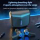 thumbnail image 5 of Auriculares Bluetooth-Compatible con HIFI Control Táctil Cargar Voz Llamada Smart Phone Sport Gaming Auriculares Auriculares con Caso Plata Blanco kenally EL014577-02B, 5 of 7