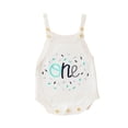 thumbnail image 1 of Girls Bodysuits Romper 0 18 Months Everyday Outfit Summer Clothes, 1 of 6