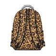 thumbnail image 3 of Leopard Print Backpack for School,Cute School Bag,Schoolbag with Adjustable Shoulder Straps & Padded Back,15.3"x11"x7.1"., 3 of 6