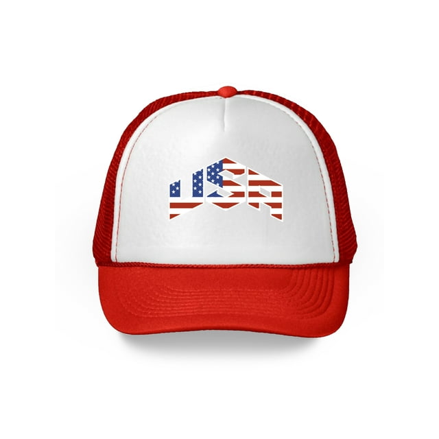Awkward Styles USA Hat American Flag Trucker Hat for Women Men Patriotic Gifts American Flag Hat USA Baseball Cap Patriotic Hat American Flag Men Women 4th of July Hat 4th of July Accessories