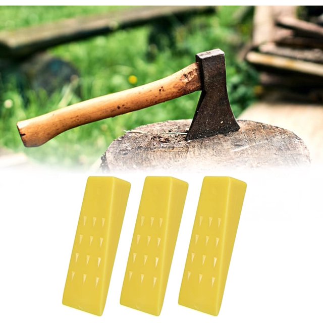 Cuñas de tala de motosierra duraderas y prácticas de 15 cm, cuñas de corte de árboles de 6 pulgadas, para cortar árboles para silvicultura, juego de motosierra de 3 JAMW Sencillez