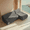Gray, variant on Vorthio Life Curved Modular L-Shaped Sofa with Chaise, 92.13" Deep Seat Cloud Couch, No Assembly Sherpa Boucle Sofa for Living Room, Gray