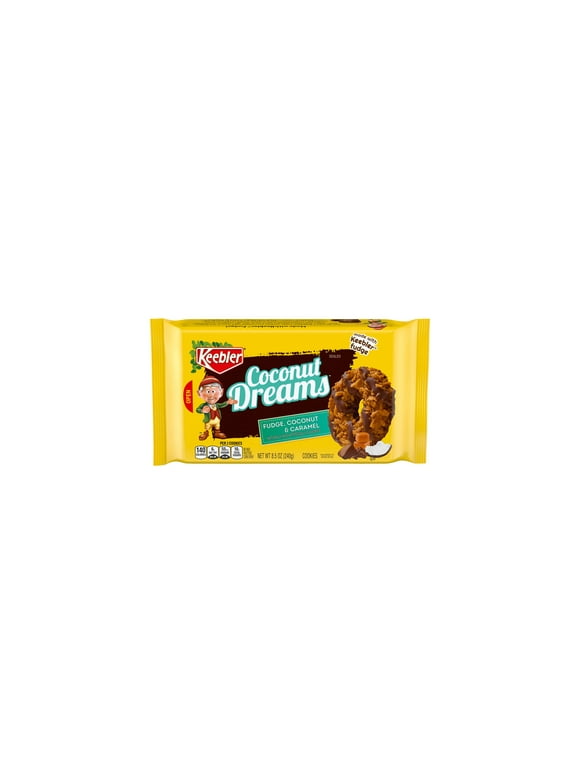 Keebler Fudge Cookies, Coconut Dreams, 8.5oz (Pack of 18)